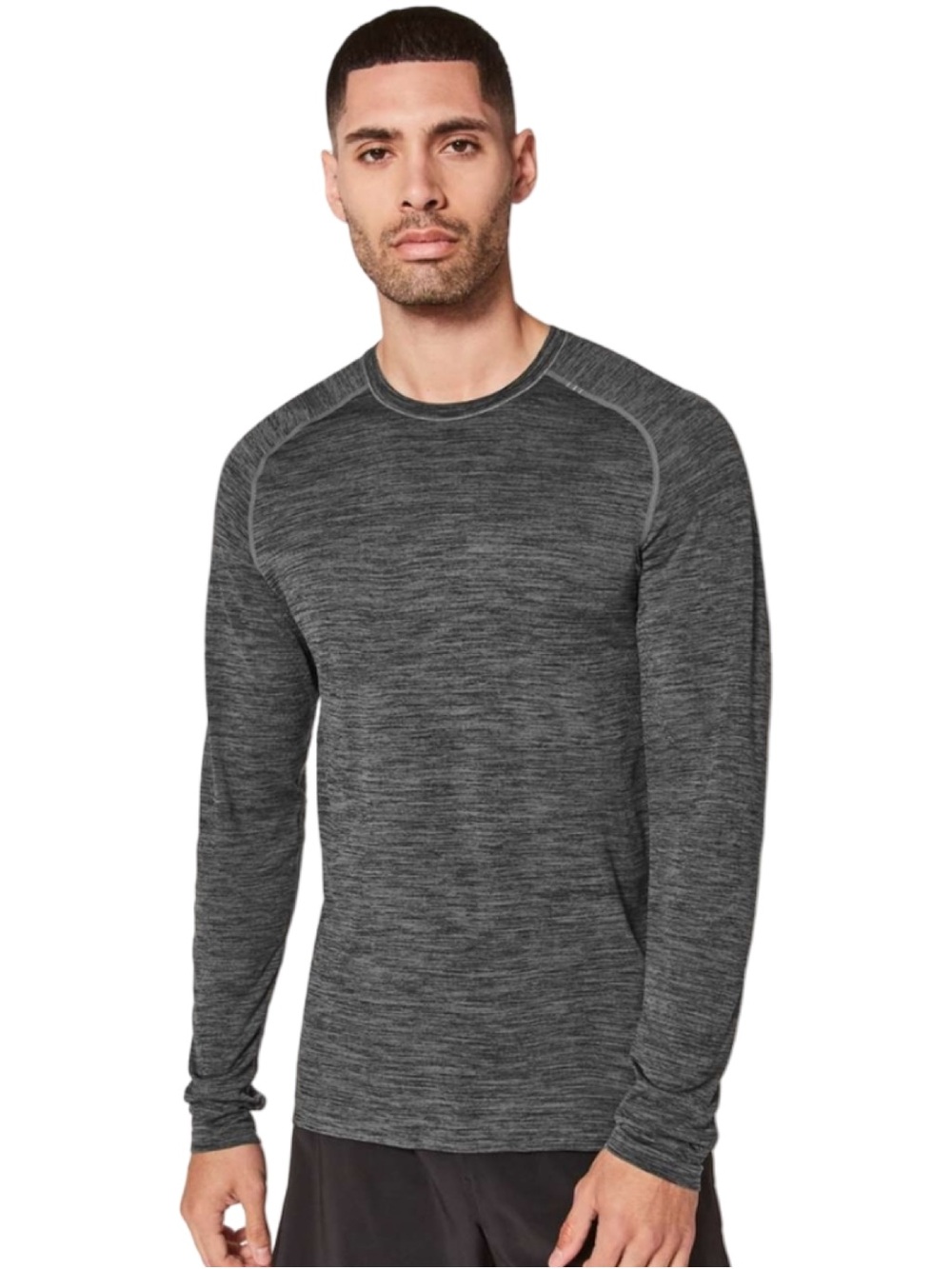Lululemon Metal Vent Tech Long Sleeve Gray/Black Mens Size L